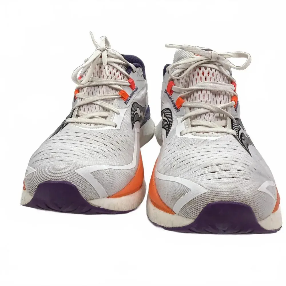 Saucony Men's Running Sneakers - White,‎ Orange, Purple